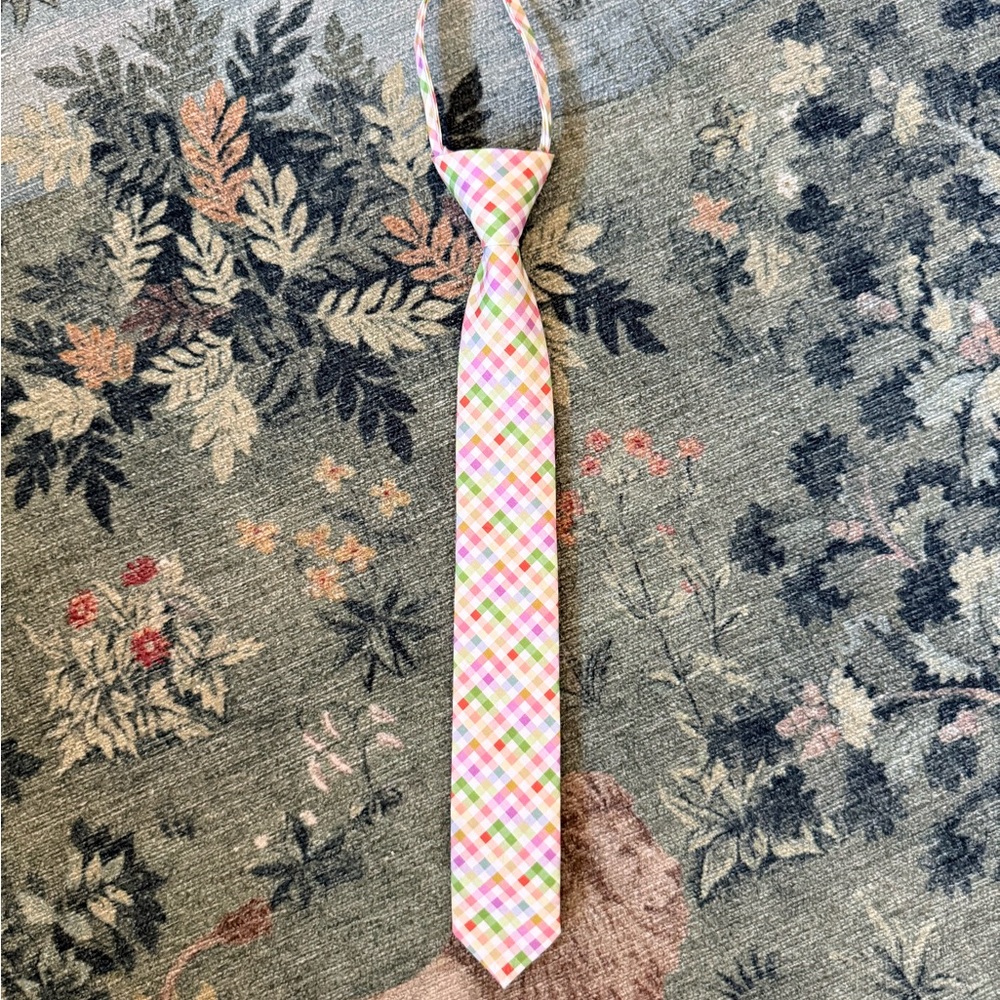 Ivy City Co Multicolor Plaid Kids Tie